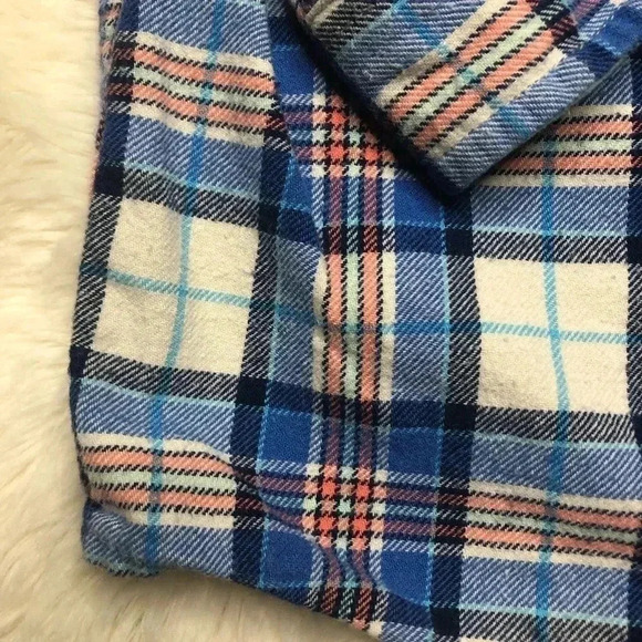 OshKosh Plaid Flannel Button-Up Shirt  Size 3T - Picture 5 of 16